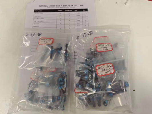 Surron LBX Titanium Bolts